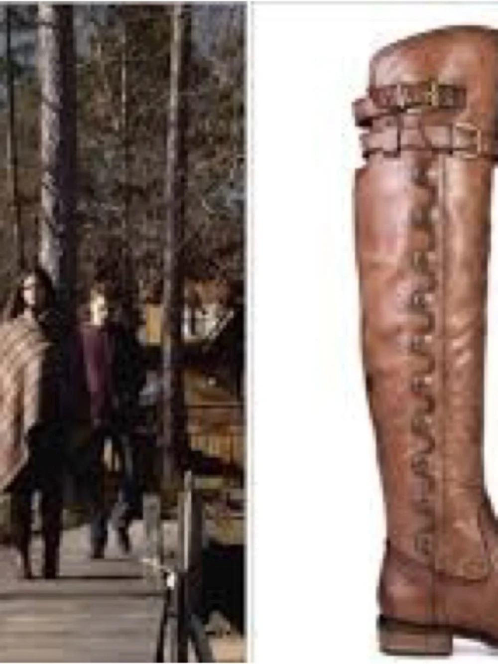 Sam Edelman Over Knee Boots w Button Trim 9 Black Elena Gilbert Vampire Diaries